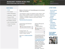 Tablet Screenshot of margaretfarren.net